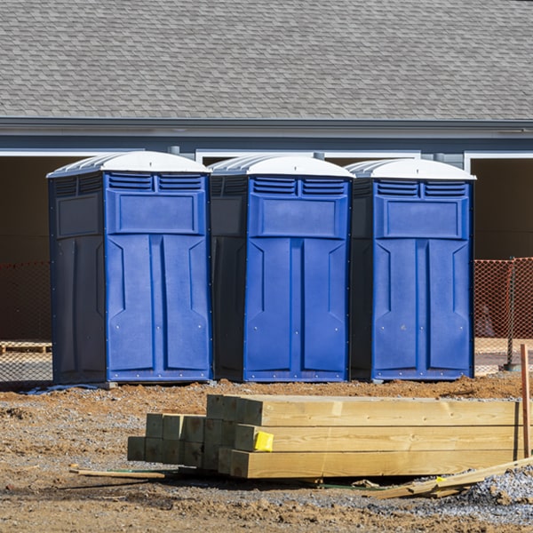 are there any restrictions on where i can place the porta potties during my rental period in Pineville AR